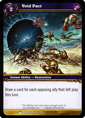 WRATHGATE 085 / 220 Void Pact comune -NEAR MINT-