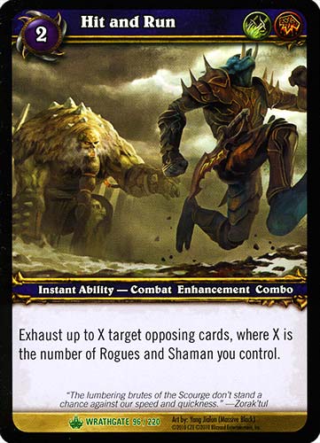 WRATHGATE 096 / 220 Hit and Run non comune -NEAR MINT-