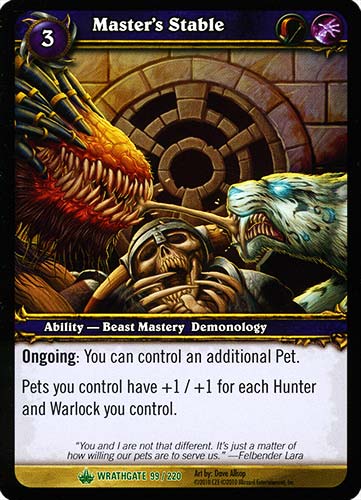 WRATHGATE 099 / 220 Master's Stable non comune -NEAR MINT-