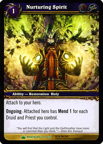 WRATHGATE 100 / 220 Naturing Spirit non comune -NEAR MINT-