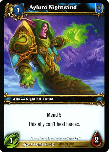 WRATHGATE 107 / 220 Ayluro Nightwind comune -NEAR MINT-