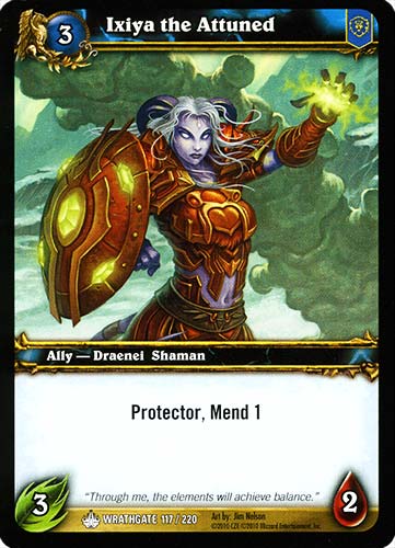 WRATHGATE 117 / 220 Ixiya the Attuned comune -NEAR MINT-