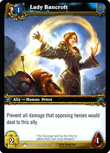 WRATHGATE 122 / 220 Lady Bancroft comune -NEAR MINT-