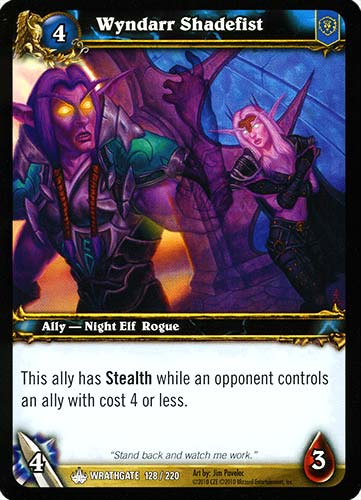 WRATHGATE 128 / 220 Wyndarr Shadefist comune -NEAR MINT-