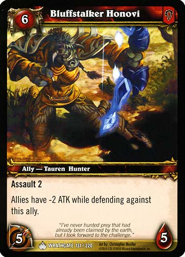 WRATHGATE 131 / 220 Bluffstalker Honovi comune -NEAR MINT-