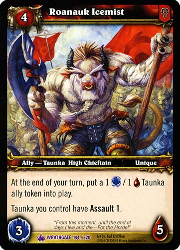 WRATHGATE 144 / 220 Roanauk Icemist epica -NEAR MINT-