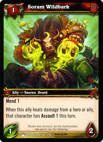 WRATHGATE 147 / 220 Soram Wildbark comune -NEAR MINT-