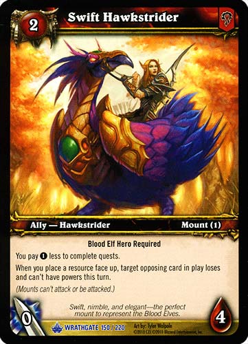 WRATHGATE 150 / 220 Swift Hawkstrider rara -NEAR MINT-