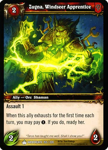 WRATHGATE 155 / 220 Zugna, Windseer Apprentice comune -NEAR MINT-