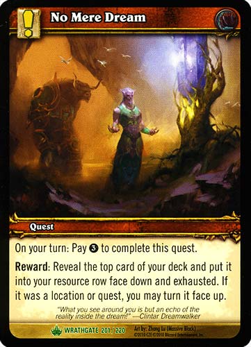 WRATHGATE 201 / 220 No Mere Dream non comune -NEAR MINT-