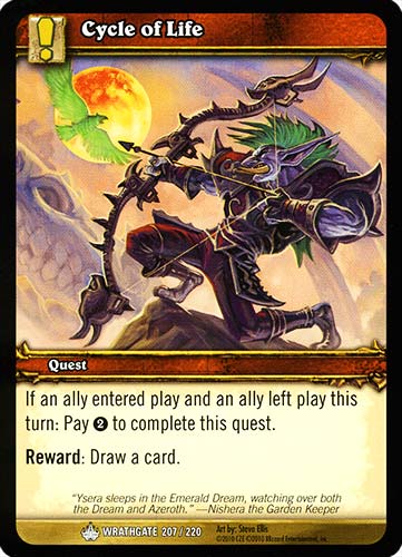 WRATHGATE 207 / 220 Cycle of Life comune -NEAR MINT-