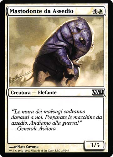 029 / 249 Mastodonte da Assedio comune (IT) -NEAR MINT-