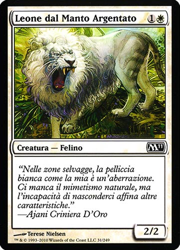 031 / 249 Leone dal Manto Argentato comune (IT) -NEAR MINT-