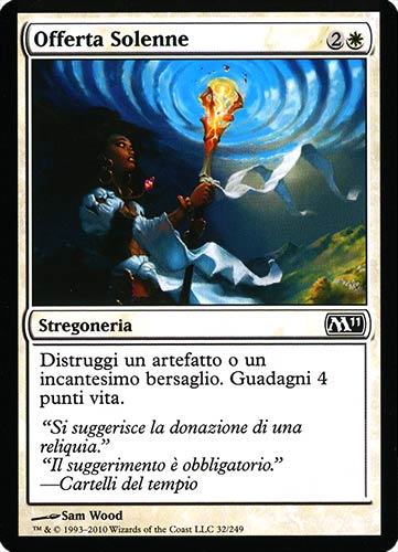 032 / 249 Offerta Solenne comune (IT) -NEAR MINT-