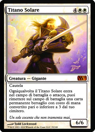 035 / 249 Titano Solare rara mitica (IT) -NEAR MINT-