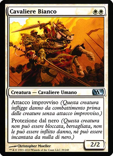 039 / 249 Cavaliere Bianco non comune (IT) -NEAR MINT-