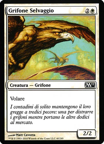 040 / 249 Grifone Selvaggio comune (IT) -NEAR MINT-