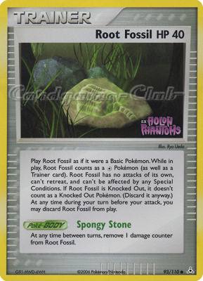 093 / 110 Root Fossil HP 40 comune foil speciale (EN) -NEAR MINT-