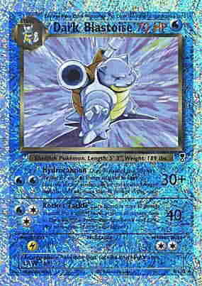 004 / 110 Dark Blastoise rara foil reverse (EN) -NEAR MINT-