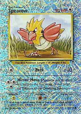 094 / 110 Spearow comune foil reverse (EN) -NEAR MINT-