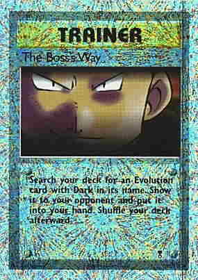 105 / 110 The Boss's Way non comune foil reverse (EN) -NEAR MINT-