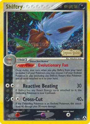 12 / 92 Shiftry rara foil speciale (EN) -NEAR MINT-