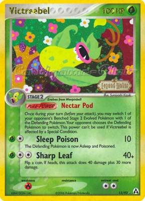 13 / 92 Victreebel rara foil speciale (EN) -NEAR MINT-