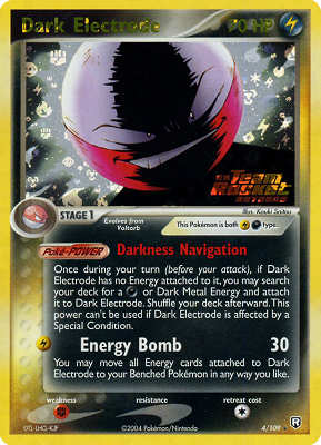004 / 109 Dark Electrode rara foil speciale (EN) -NEAR MINT-