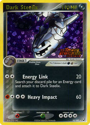010 / 109 Dark Steelix rara foil speciale (EN) -NEAR MINT-