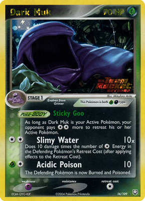 016 / 109 Dark Muk rara foil speciale (EN) -NEAR MINT-