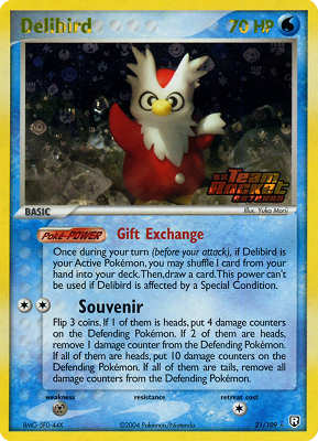 021 / 109 Delibird rara foil speciale (EN) -NEAR MINT-