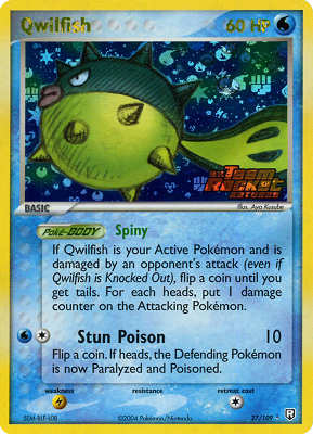 027 / 109 Qwilfish rara foil speciale (EN) -NEAR MINT-