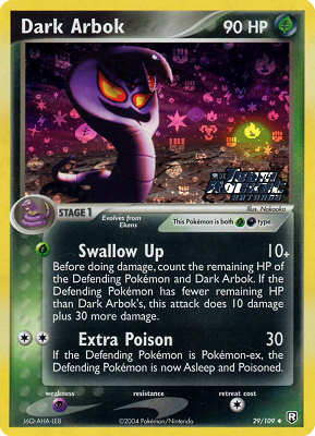 029 / 109 Dark Arbok non comune foil speciale (EN) -NEAR MINT-