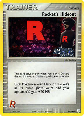 087 / 109 Rocket's Hideout non comune foil speciale (EN)  -GOOD-