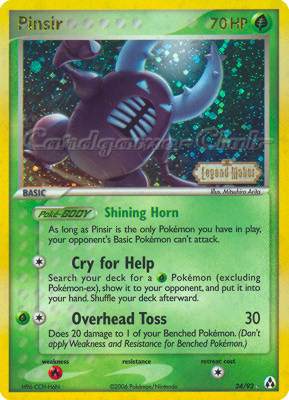 24 / 92 Pinsir rara foil speciale (EN) -NEAR MINT-