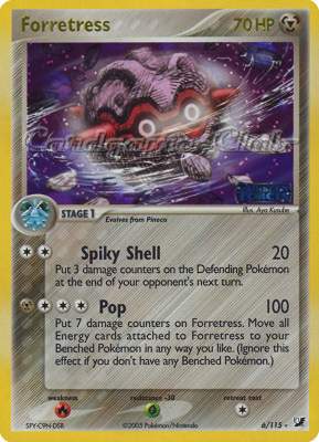 006 / 115 Forretress rara foil speciale (EN) -NEAR MINT-