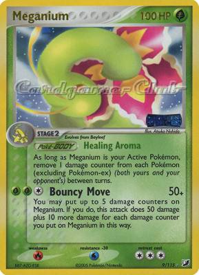 009 / 115 Meganium rara foil speciale (EN) -NEAR MINT-