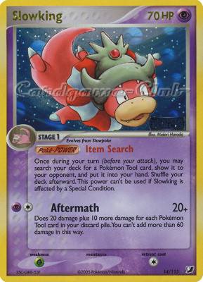 014 / 115 Slowking rara foil speciale (EN) -NEAR MINT-