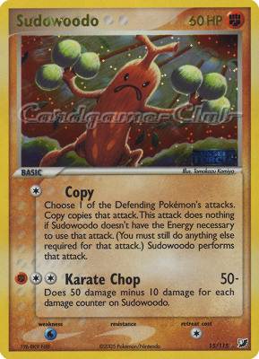 015 / 115 Sudowoodo rara foil speciale (EN) -NEAR MINT-
