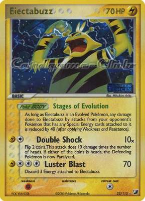 022 / 115 Electabuzz rara foil speciale (EN) -NEAR MINT-