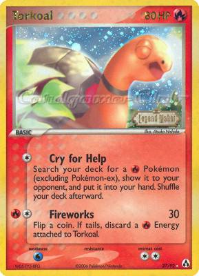 27 / 92 Torkoal rara foil speciale (EN) -NEAR MINT-