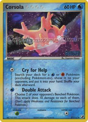 037 / 115 Corsola non comune foil speciale (EN) -NEAR MINT-