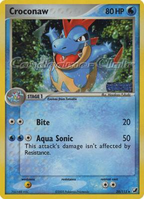 038 / 115 Croconaw non comune foil speciale (EN) -NEAR MINT-