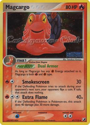 041 / 115 Magcargo non comune foil speciale (EN) -NEAR MINT-