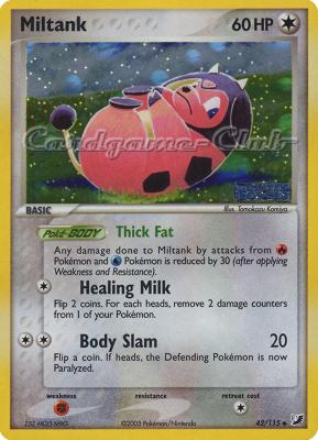 042 / 115 Miltank non comune foil speciale (EN) -NEAR MINT-