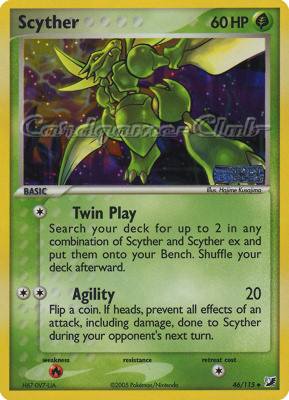 046 / 115 Scyther non comune foil speciale (EN) -NEAR MINT-