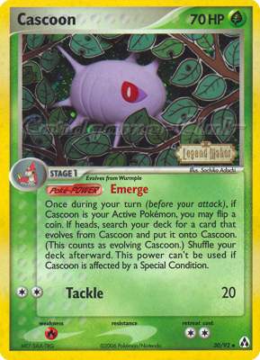 30 / 92 Cascoon non comune foil speciale (EN) -NEAR MINT-