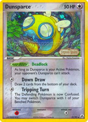 31 / 92 Dunsparce non comune foil speciale (EN) -NEAR MINT-