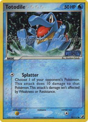 078 / 115 Totodile comune foil speciale (EN) -NEAR MINT-