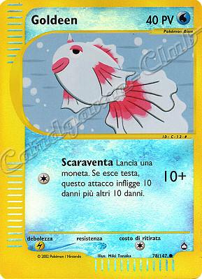 078 / 147 Goldeen comune foil reverse (IT) -NEAR MINT-